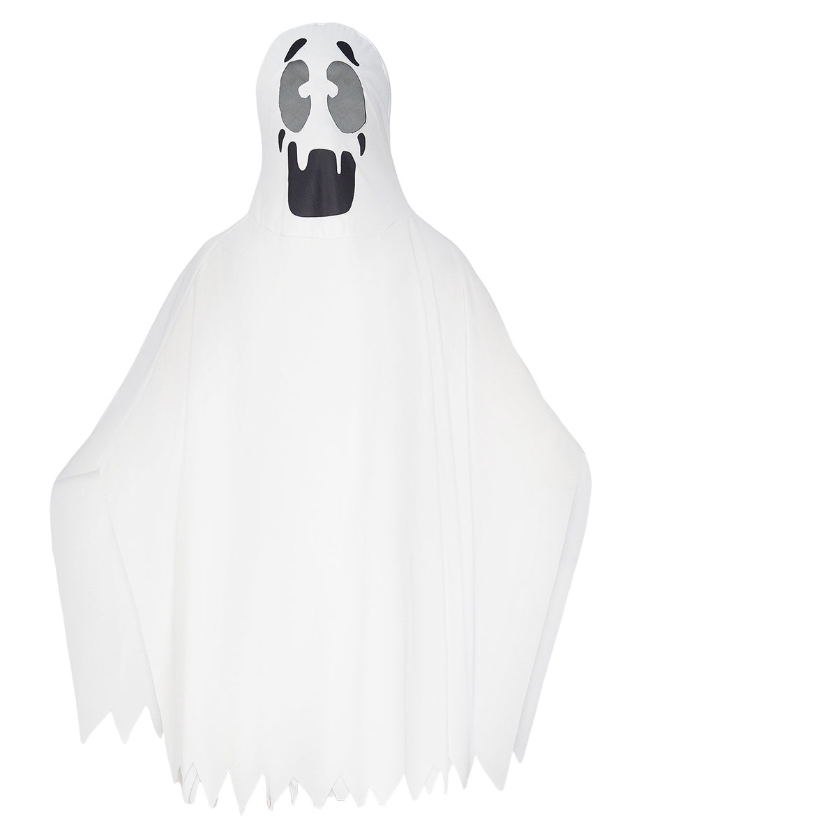 Ghostface Hooded Cloak Costume Adult Halloween Horror Cosplay Cape One Size