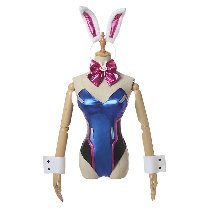 Overwatch D.Va Cosplay Costume Women Adult Halloween Outfit – photo 5