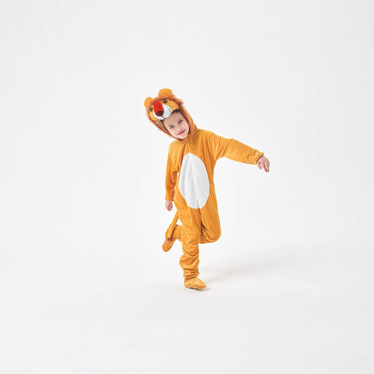 Lion Animal Costume for Kids and Adults, product photo 2 on a white background