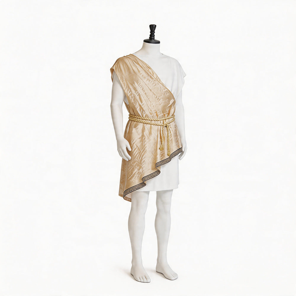 Roman Greek Warrior Costume for Men, product photo 2 on a white background