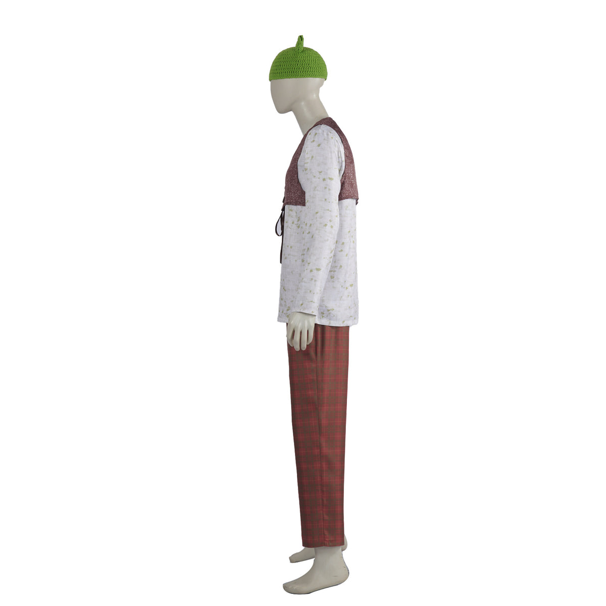 Green Ogre Costume for Adults, product photo 3 on a white background