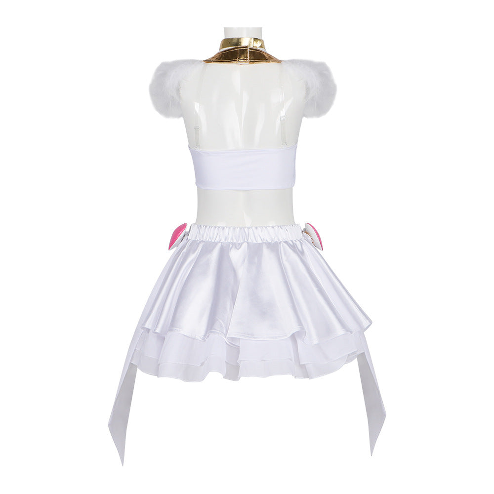 Angel Stockings Costume for Adults, product photo 3 on a white background