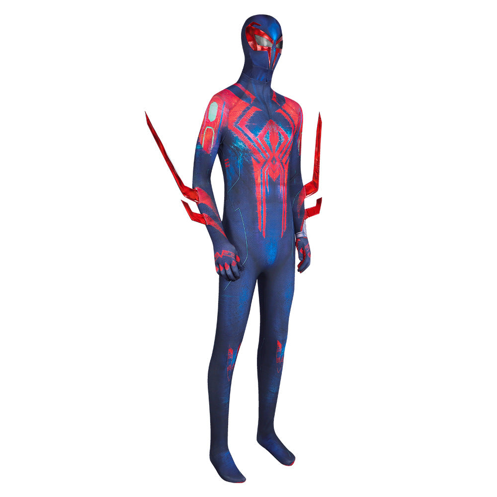 Futuristic Hero Jumpsuit Costume for Adults, product photo 4 on a white background
