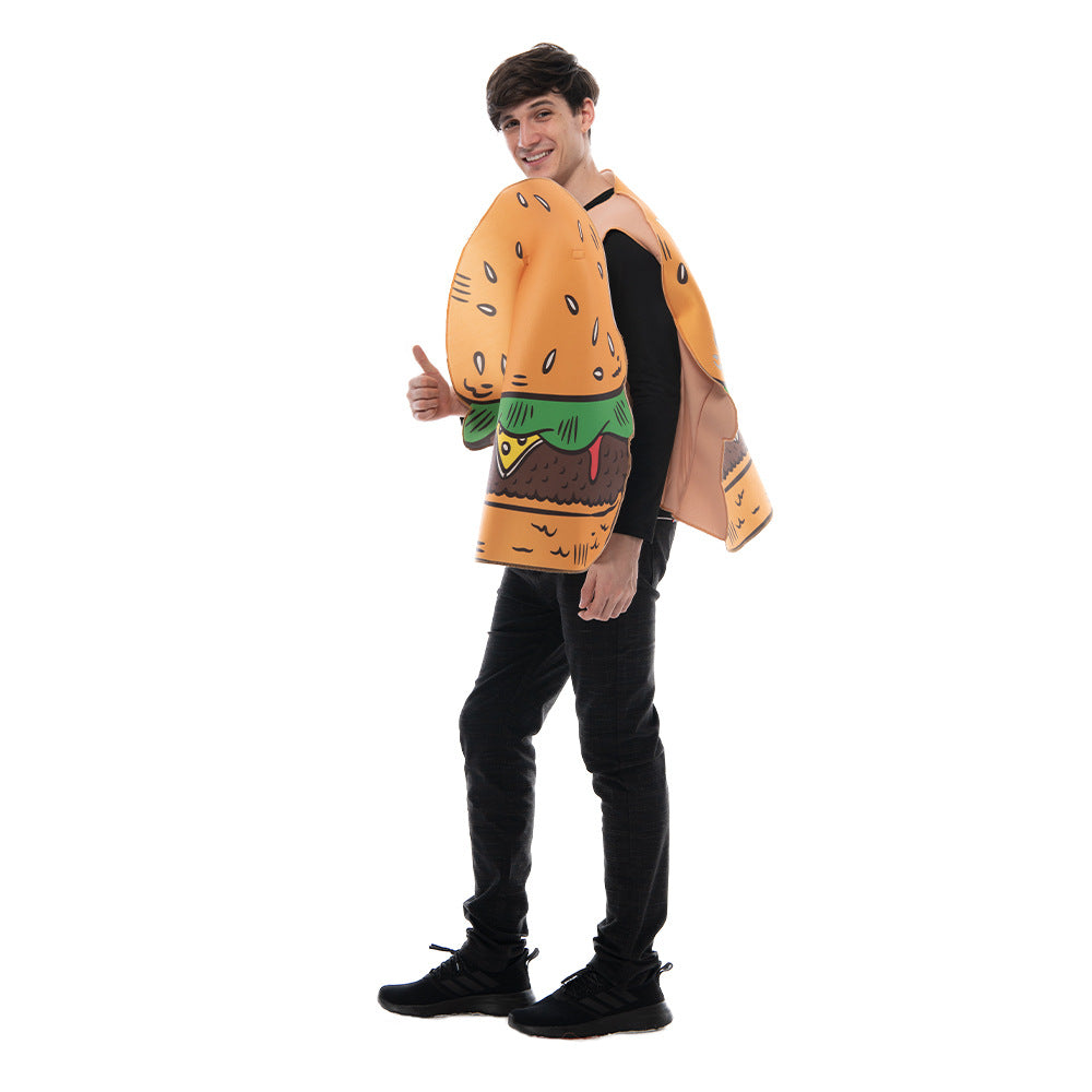 Compound Sponge Costumes School Activity Games Party Hamburger Bar Carnival