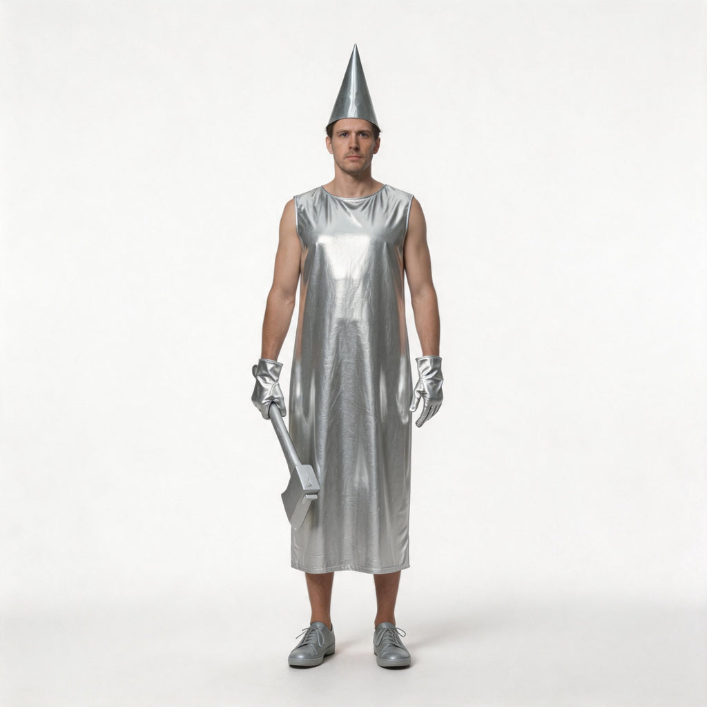 Alice in Wonderland Tin Man Cosplay Costume Adult Halloween Outfit