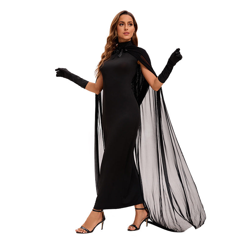 Vampire Witch Costume for Women, product photo 2 on a white background