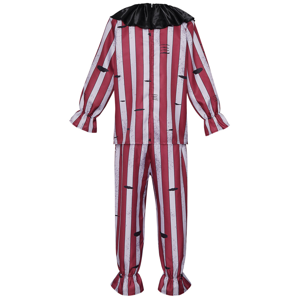 Nightmare Evil Clown Costume for Adults, product photo 2 on a white background