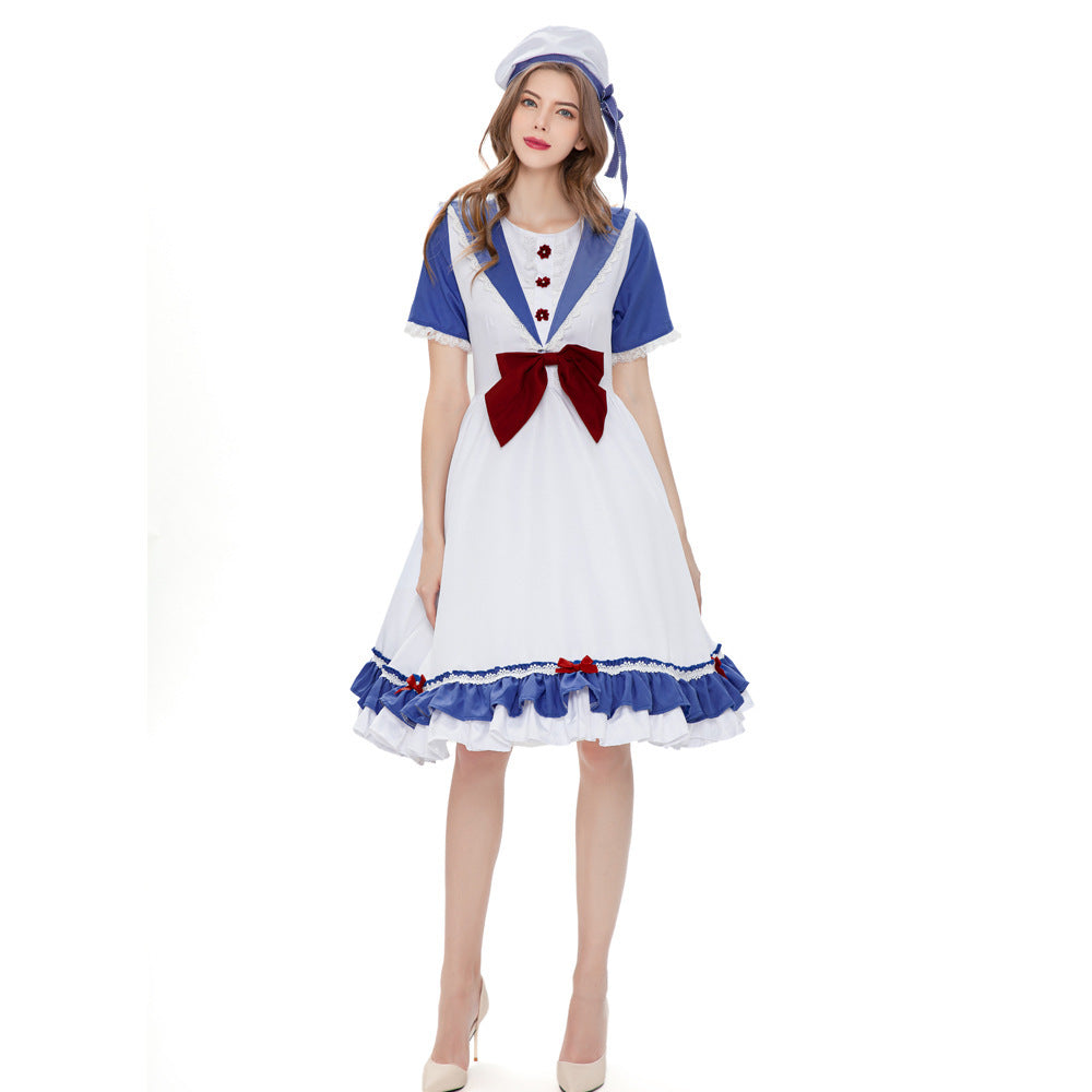 Alice Lolita Maid Costume Women Halloween Cosplay Anime Dress