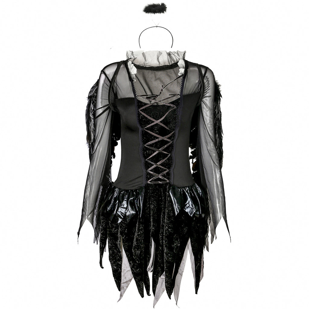 Dark Angel Zombie Costume for Adults, product photo 3 on a white background