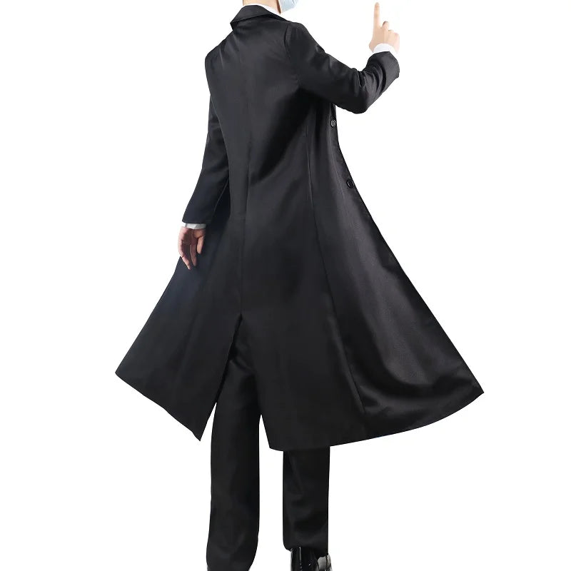 Chainsaw Man Makima Cosplay Costume Women Trench Coat Suit Adult Halloween