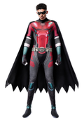 Superhero Bodysuit for Boys, front view on a white background