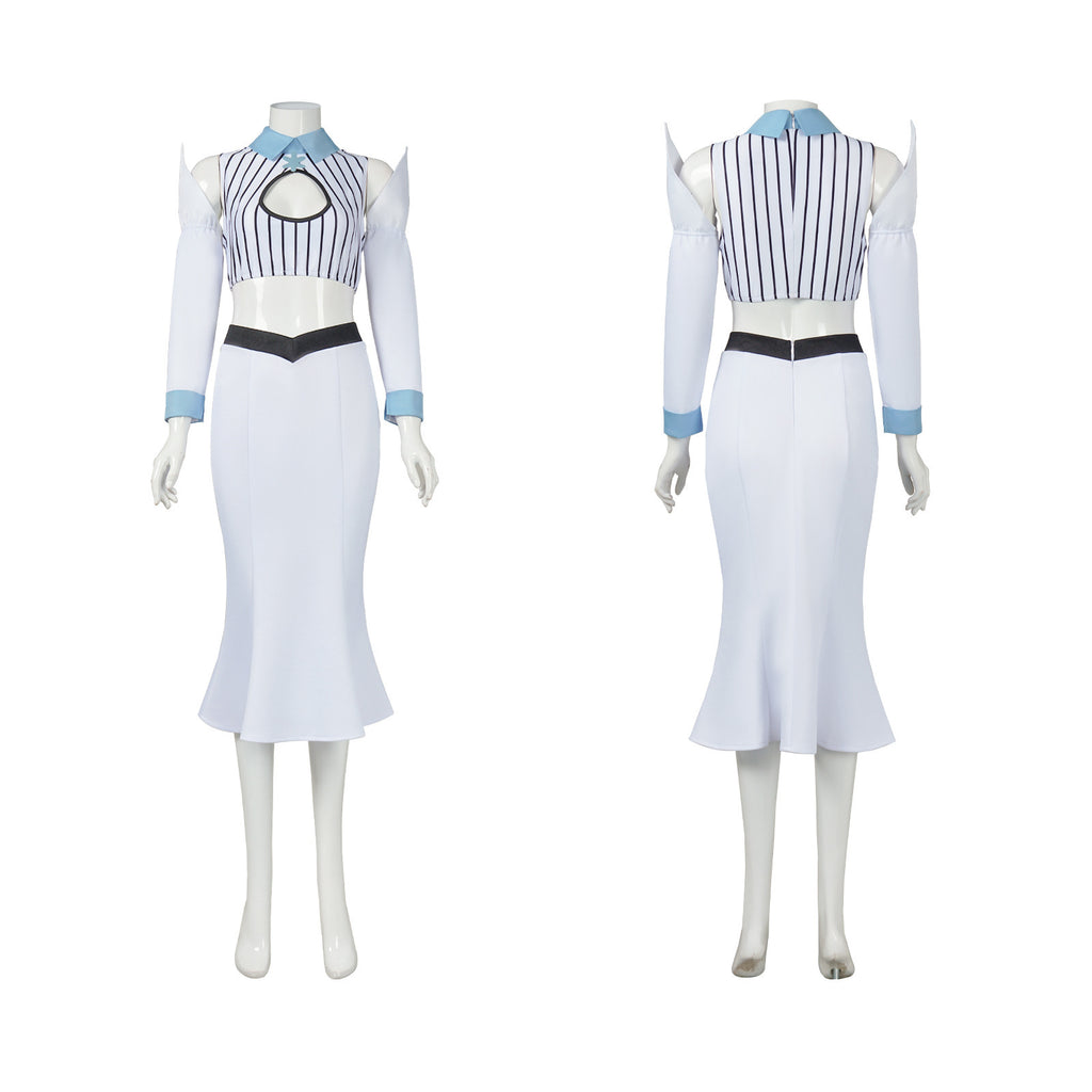 Orihime Inoue Cosplay Costume Sexy White Shirt Skirt Suit Halloween Carnival Costume