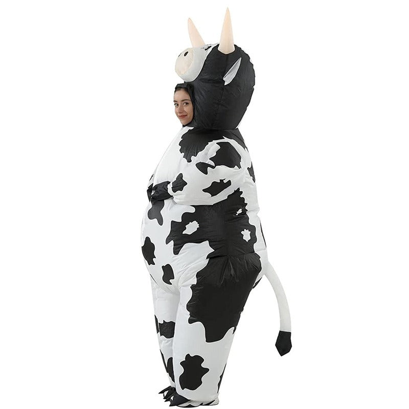 Inflatable Cow Costume for Adults, product photo 4 on a white background