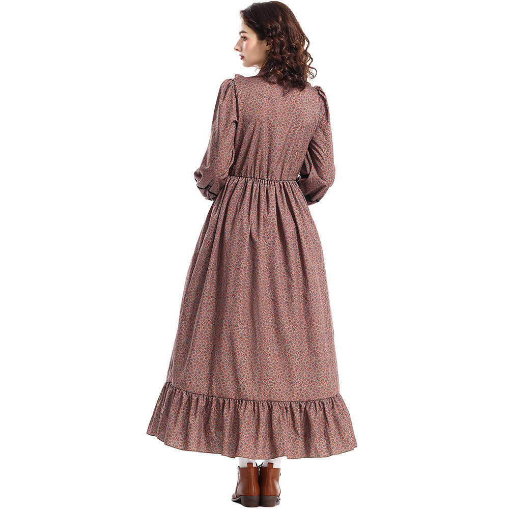 Prairie Colonial Frontier Dress for Women, product photo 5 on a white background