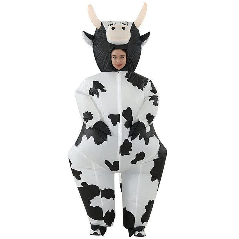 Inflatable Cow Costume for Adults, product photo 5 on a white background
