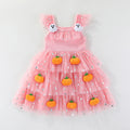 Pumpkin Ghost Lace Dress for Girls, costume photo 5