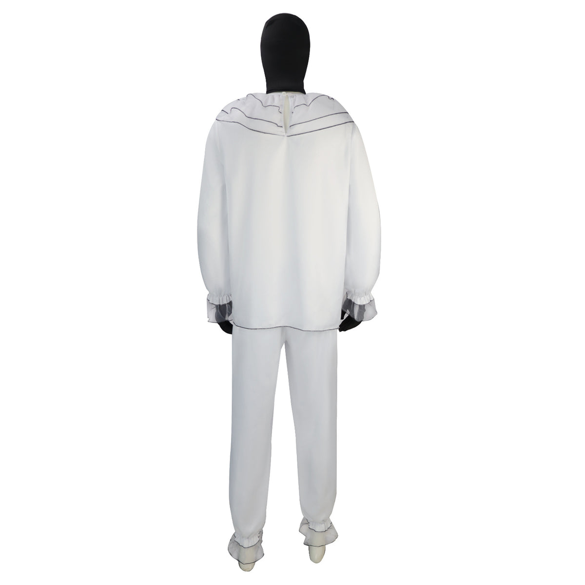 Pierrot Clown Costume for Adults, product photo 2 on a white background