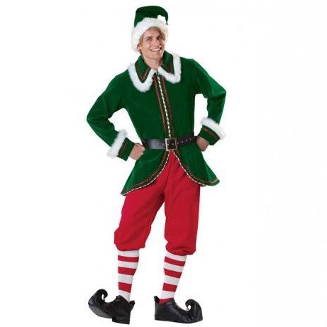 Christmas Clown Costume for Couples, product photo 2 on a white background