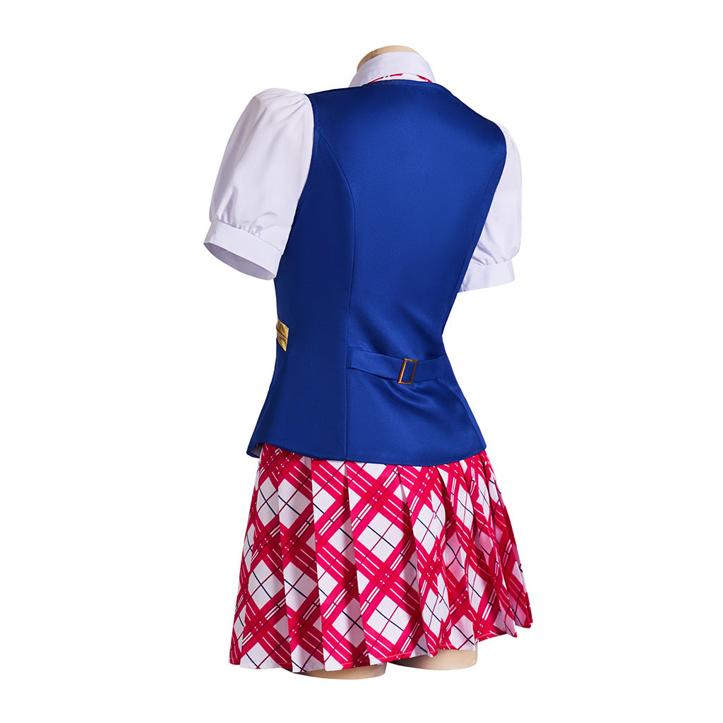 Pink Princess School Uniform for Women, product photo 3 on a white background