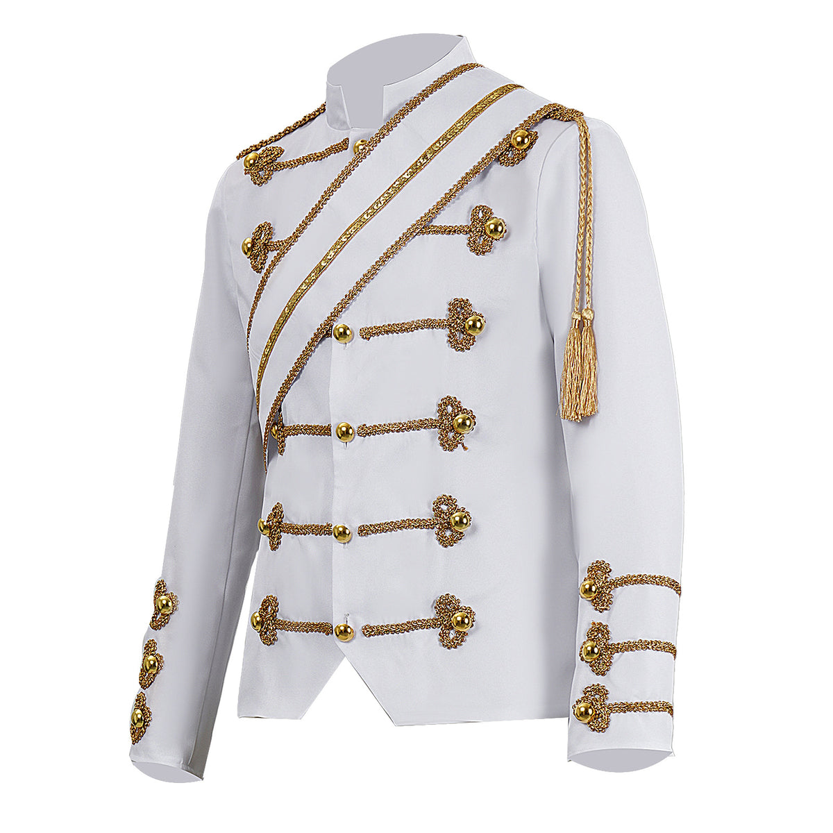 Pop King Military Jacket Costume for Men, product photo 4 on a white background