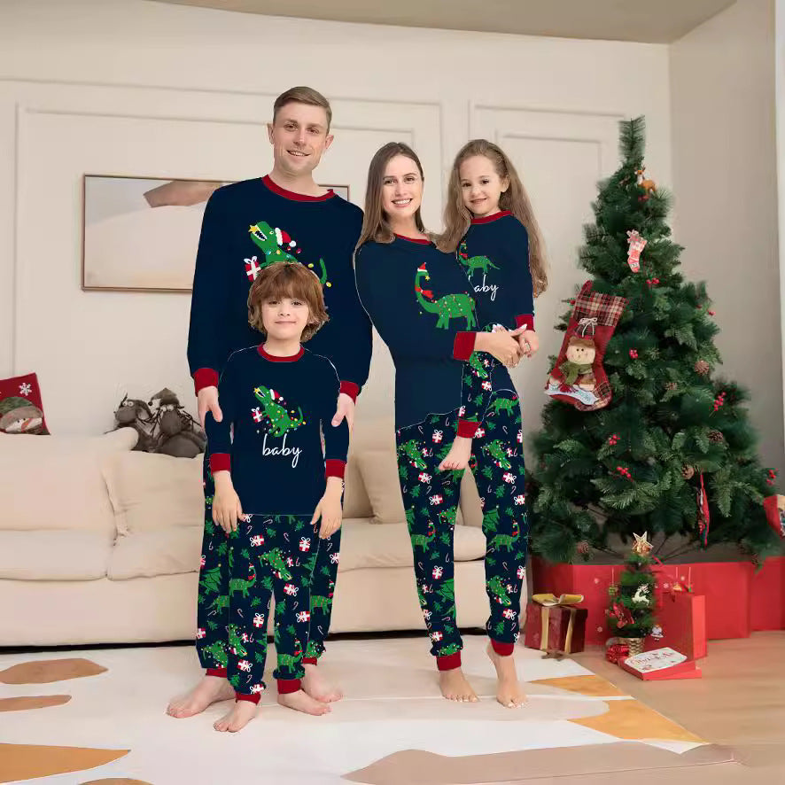 Christmas Family Matching Set  Type of Clothing: Printed Home Wear Pajamas