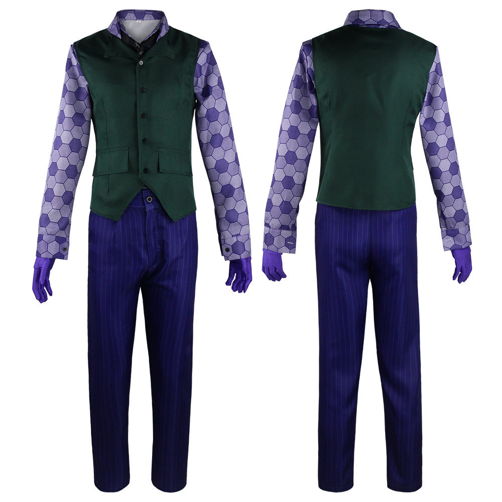 Villain Clown Suit for Men, costume photo 4