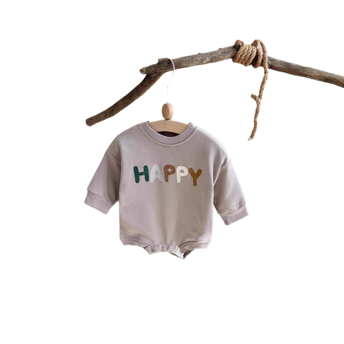 Christmas tree letter printed long sleeved baby triangle jumpsuit autumn