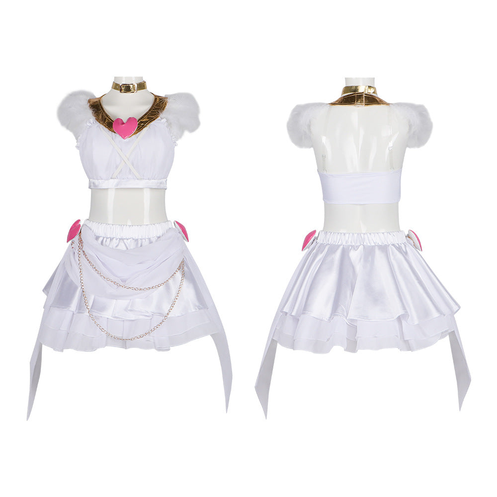 Angel Stockings Costume for Adults, product photo 2 on a white background