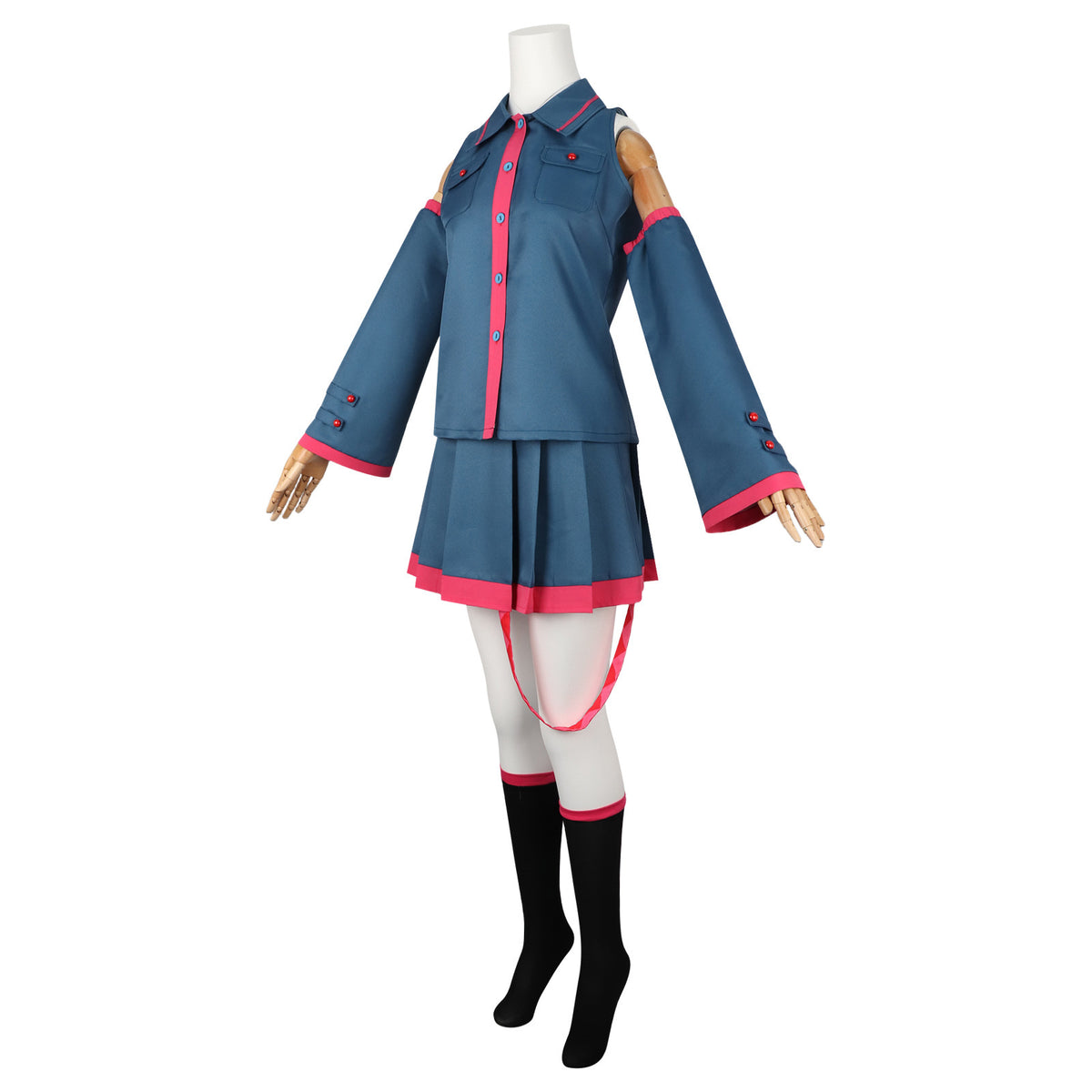 Chiyu Cosplay Costume Blue Uniform Chiyu Anime Game Future Cosplay Outfit