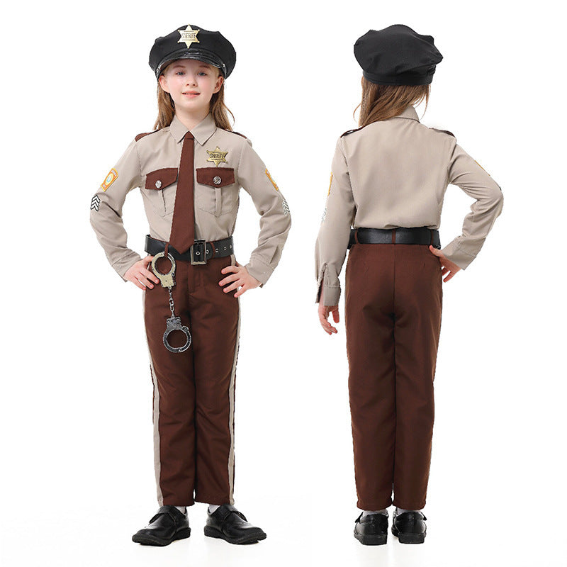 Police Chief Costume for Kids and Adults, product photo 7 on a white background
