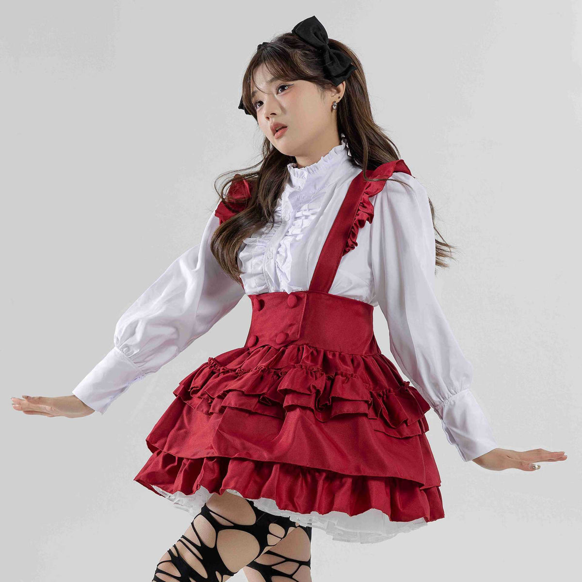Cyberpunk Mechanical Girl Gothic Lolita Dress Costume Adult Cosplay