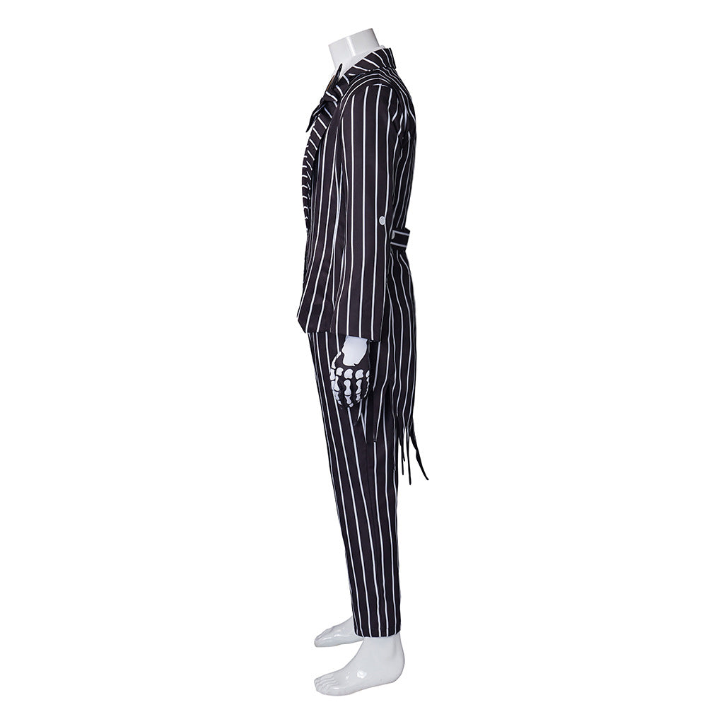 Jack Skellington Costume Men Nightmare Before Christmas Halloween Set – photo 3
