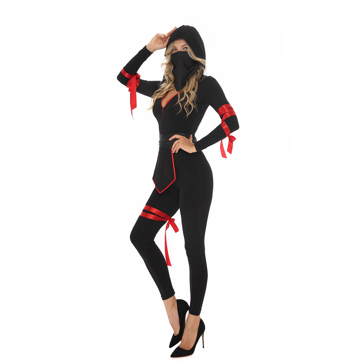 Ninja Samurai Onesie for Couples, product photo 3 on a white background