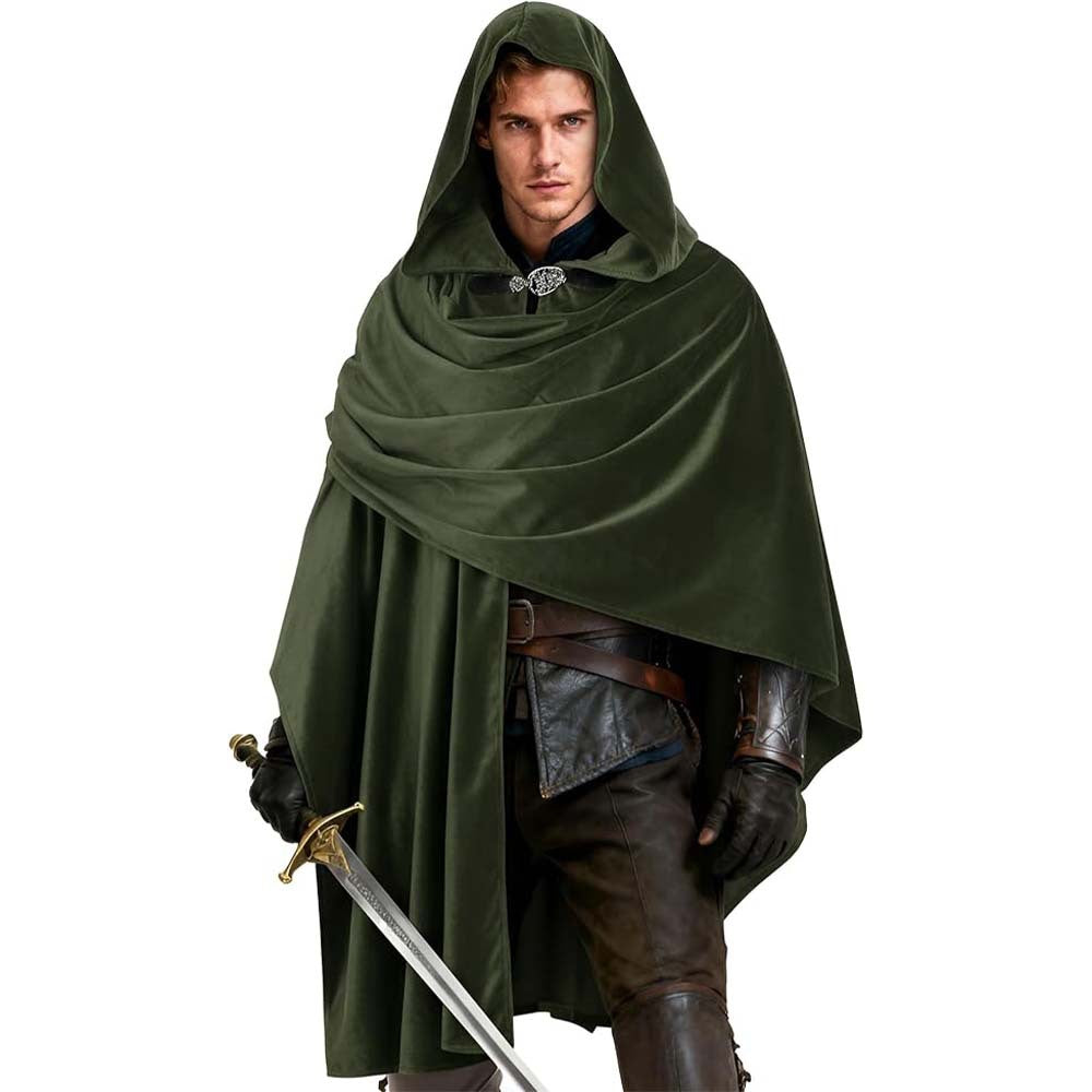 Medieval Knight Cape for Adults, product photo 2 on a white background