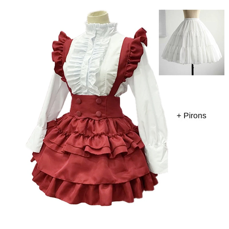 Cyberpunk Mechanical Girl Gothic Lolita Dress Costume Adult Cosplay