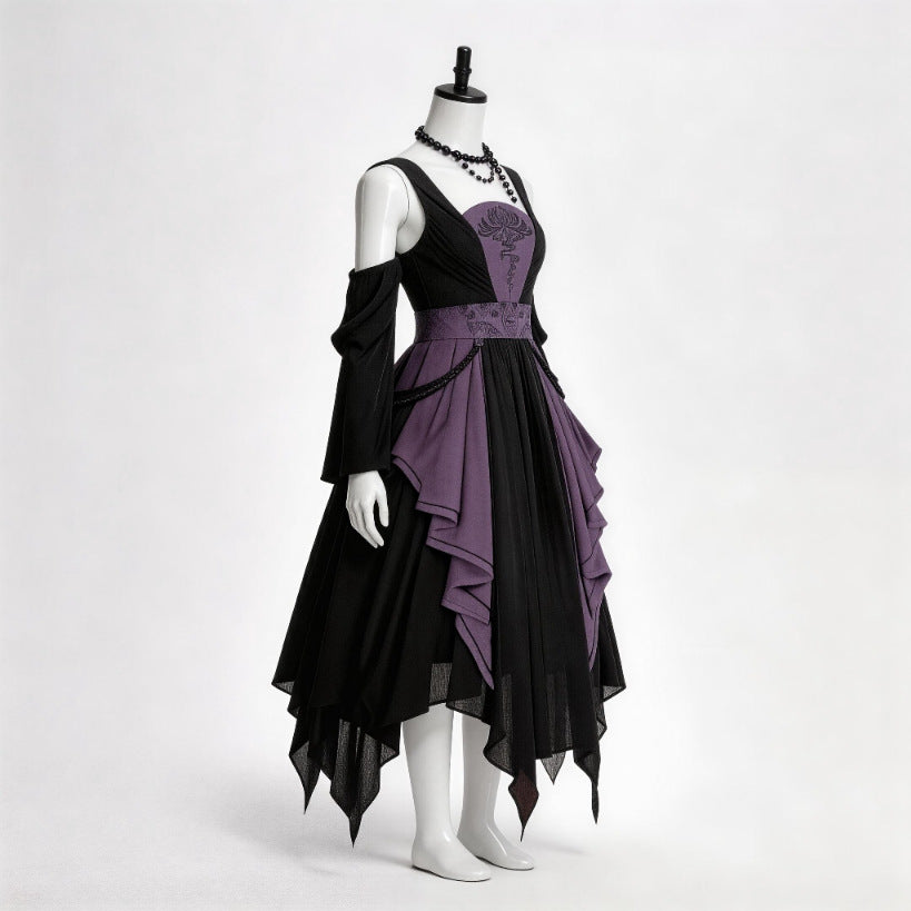 Gothic Vampire Witch Costume for Women, costume photo 2