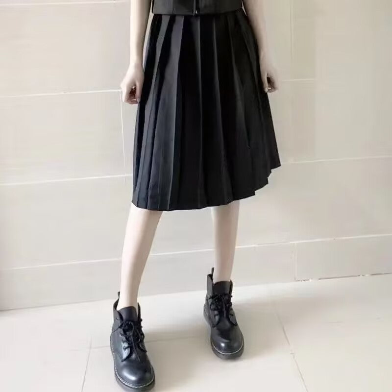 Black JK Sailor School Uniform Costume Women Anime Halloween Cosplay Set S-3XL