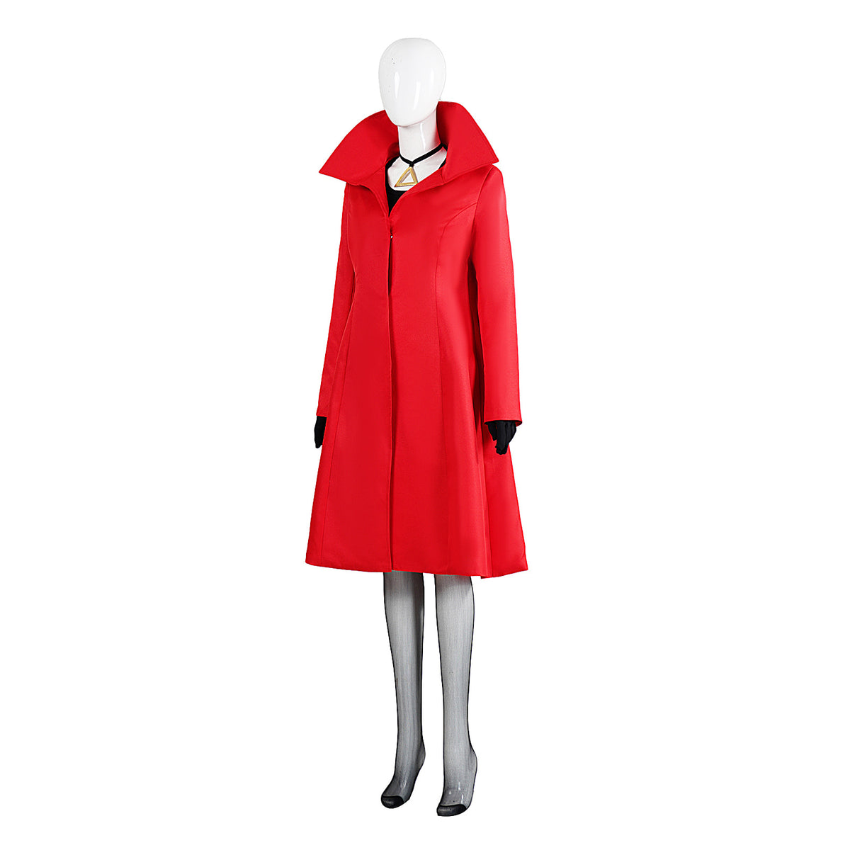 Christmas Cape Coat Carmen Red Trench Coat Cosplay Halloween Costume Outerwear