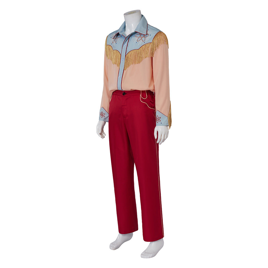 Back to the Future Marty McFly Cowboy Costume Adult Halloween Cosplay