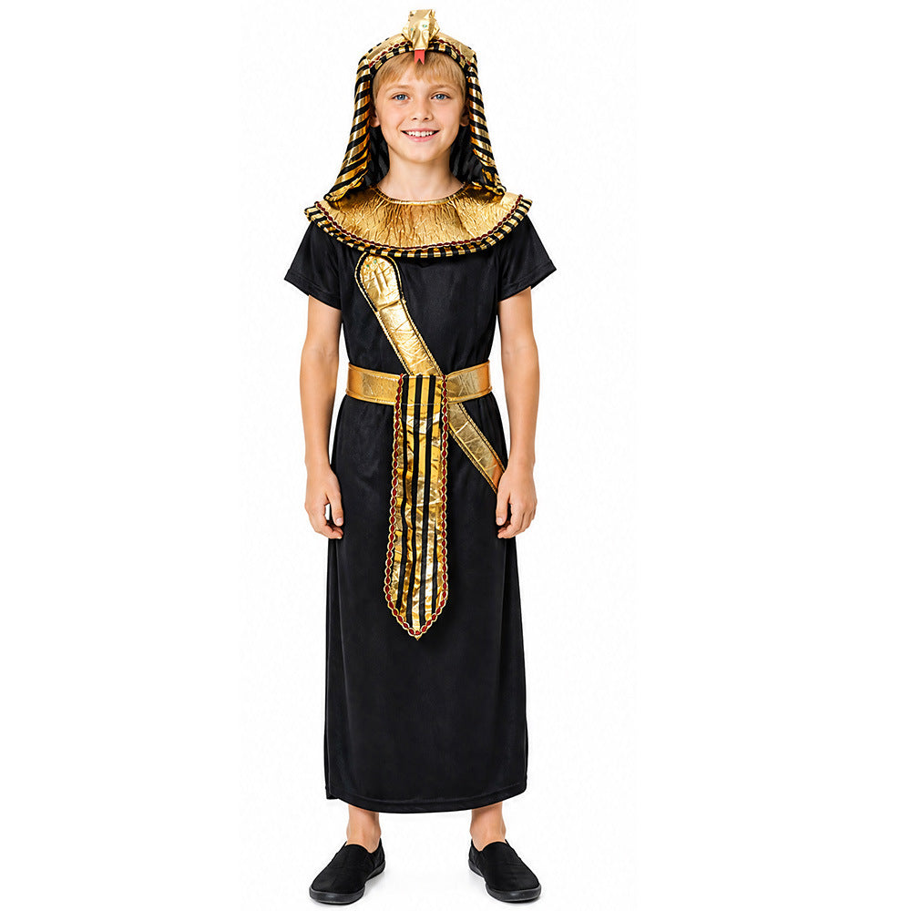 Egyptian Pharaoh Costume for Kids, product photo 4 on a white background