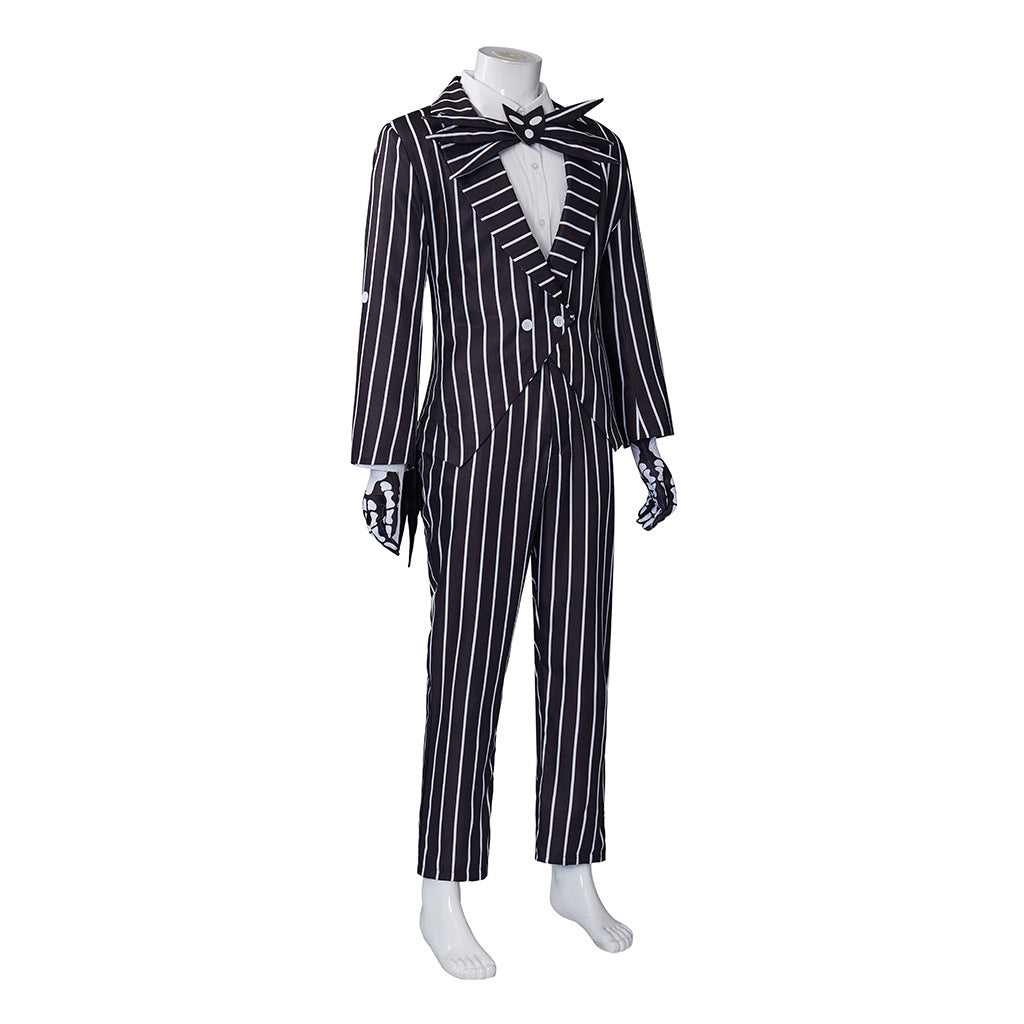 Jack Skellington Costume Men Nightmare Before Christmas Halloween Set – photo 2
