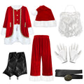 Santa Claus Cosplay Costume Christmas Party Outfit Set