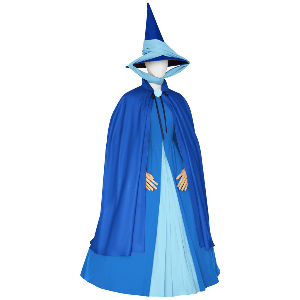Fairytale Fairy Dress Costume for Women, front view on a white background