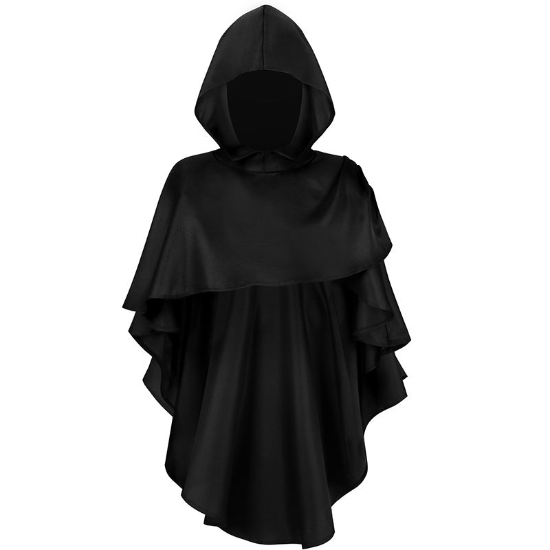 Grim Reaper Priest Monk Robe for Adults, product photo 4 on a white background