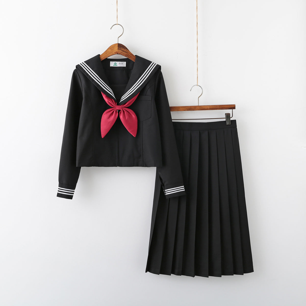 Black JK Sailor School Uniform Costume Women Anime Halloween Cosplay Set S-3XL