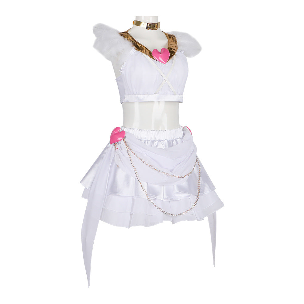 Angel Stockings Costume for Adults, product photo 4 on a white background