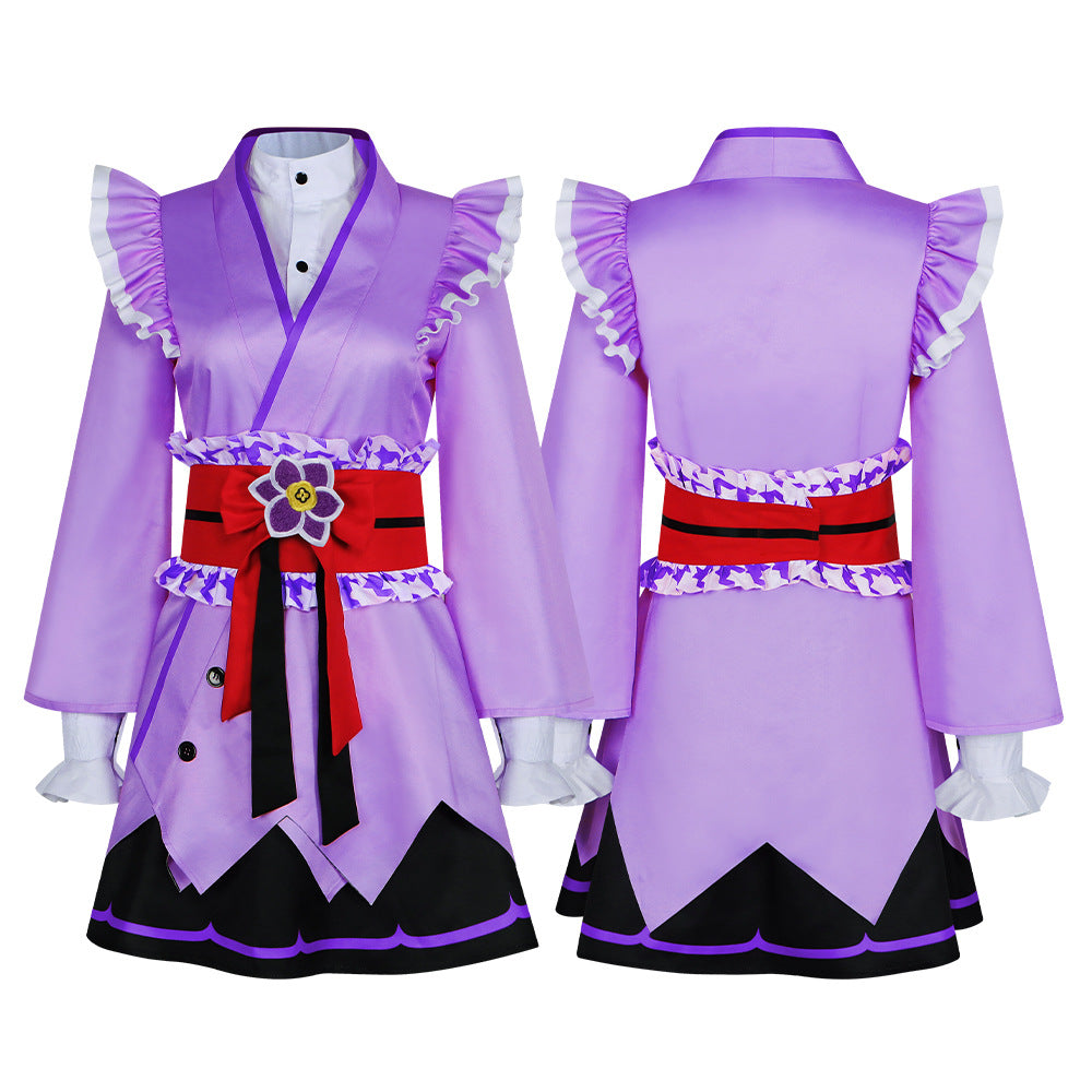 Kitahara Kyouka Witch Costume for Adults, front view on a white background