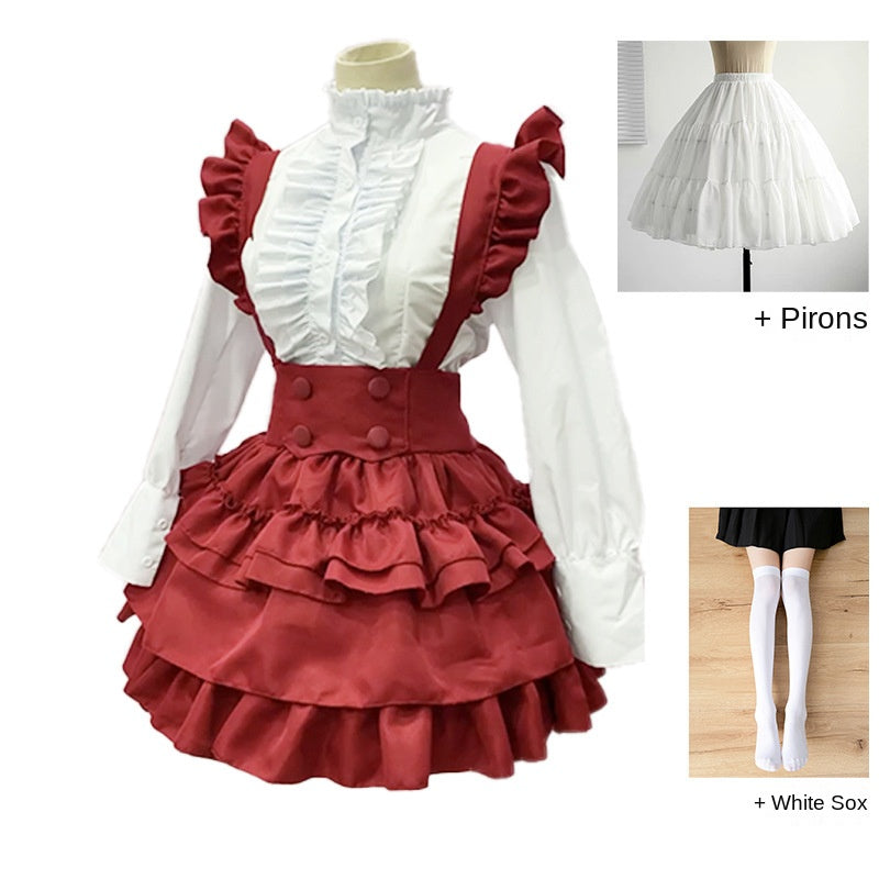 Cyberpunk Mechanical Girl Gothic Lolita Dress Costume Adult Cosplay