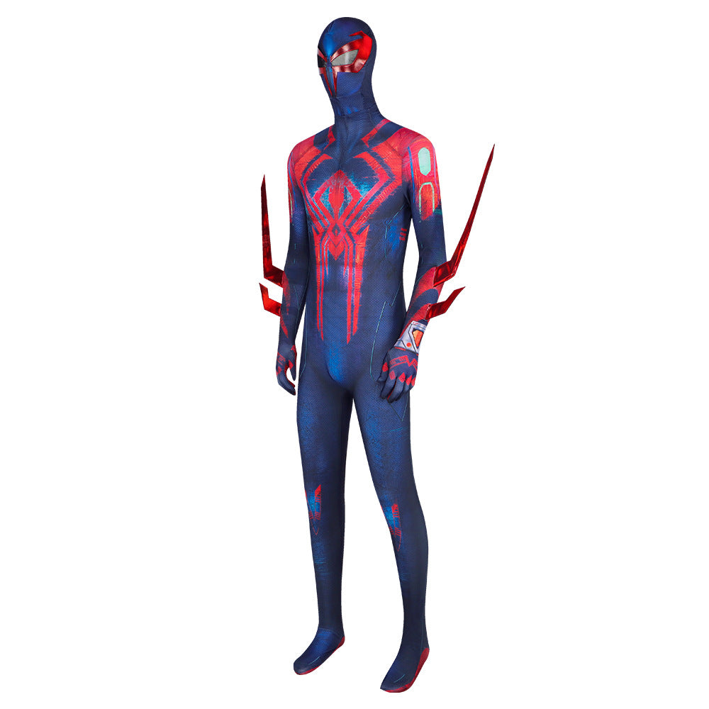 Futuristic Hero Jumpsuit Costume for Adults, product photo 2 on a white background