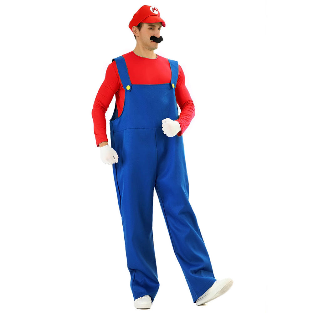 Plumber Costume for Men, product photo 2 on a white background